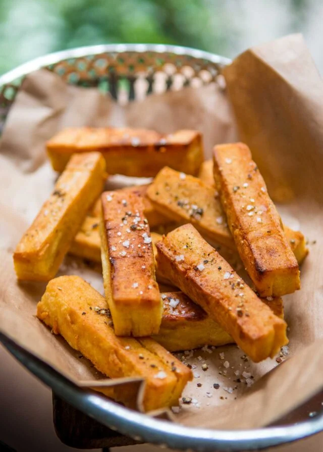 Lire la suite à propos de l’article Frites de panisse aux graines de courge