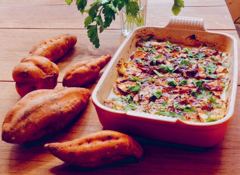Lire la suite à propos de l’article Patate douce aux feuilles d&rsquo;agrumes