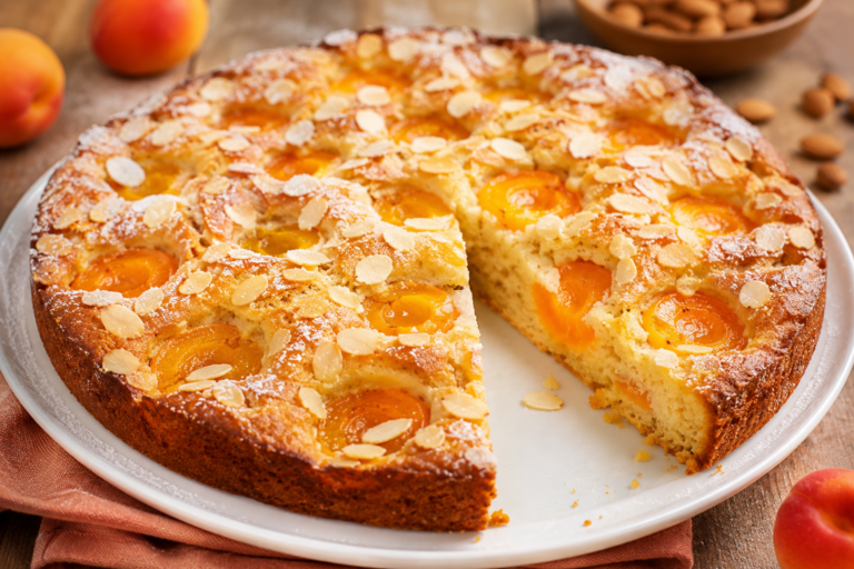 Lire la suite à propos de l’article Moelleux aux abricots sans gluten